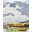  鄉間風景-1(y14339 畫作系列 - 油畫 - 油畫風景- 趙虎燮油畫) 作品已被收藏